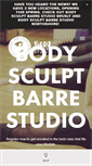 Mobile Screenshot of bodysculptbarrestudio.com